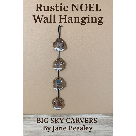 Big Sky Carvers Nature Fragments NOEL Wall Hanging by Jane Beasley Birds Rustic - Picture 1 of 14